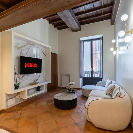 Elegant Design Two Bedroom Near Spanish Steps Center Rzym